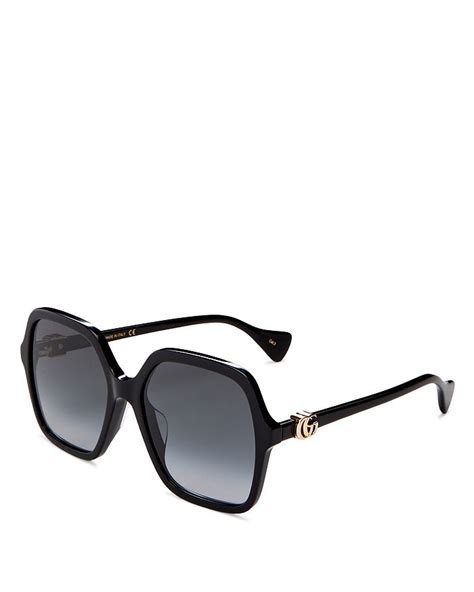 Gucci Geometric Sunglasses, 56mm 